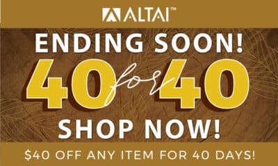 ALTAI 40 for 40 sale Ending Soon