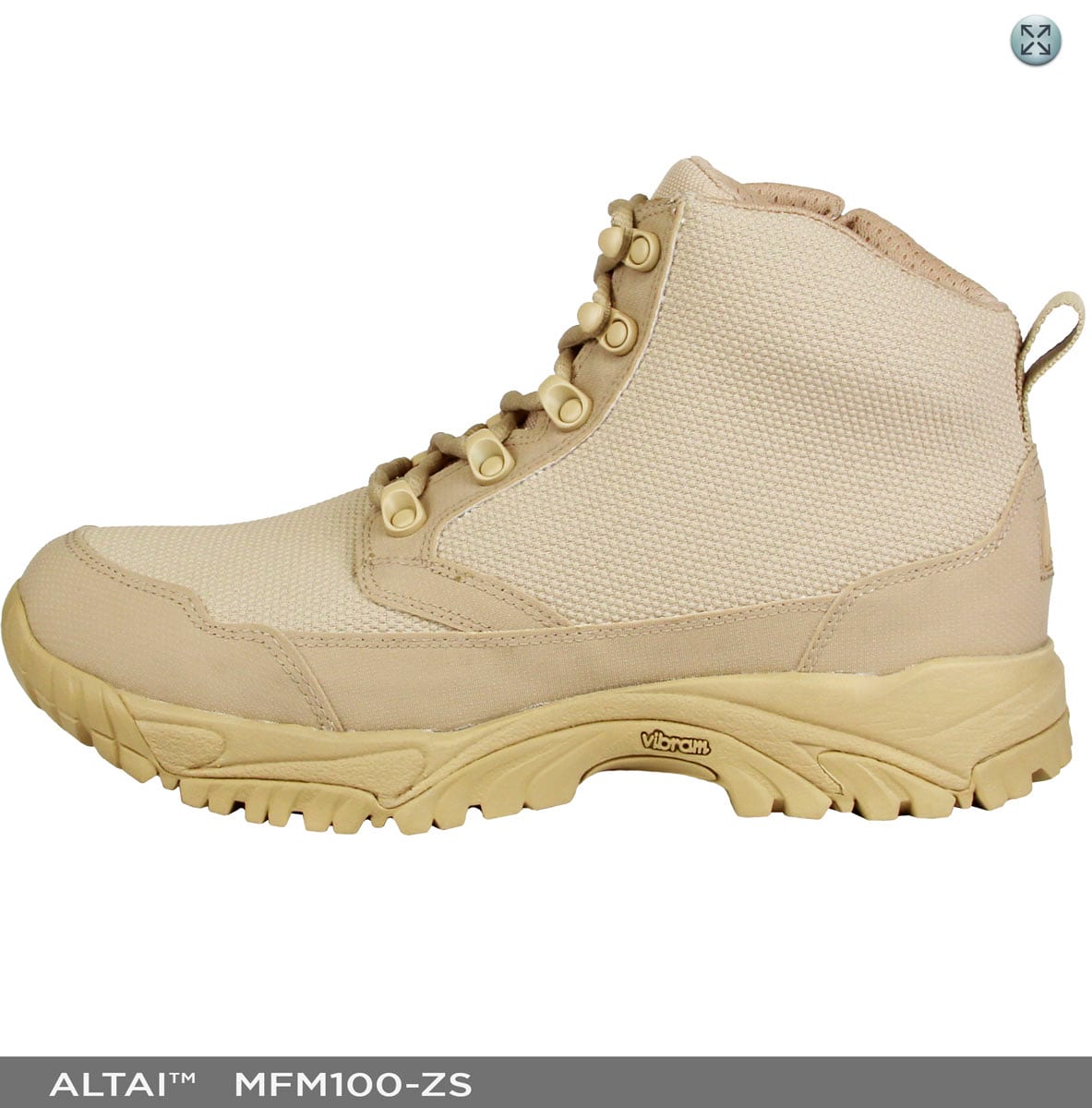 ALTAI 6″ Tan Waterproof Zip Up Work Boots Model: MFM100-ZS
