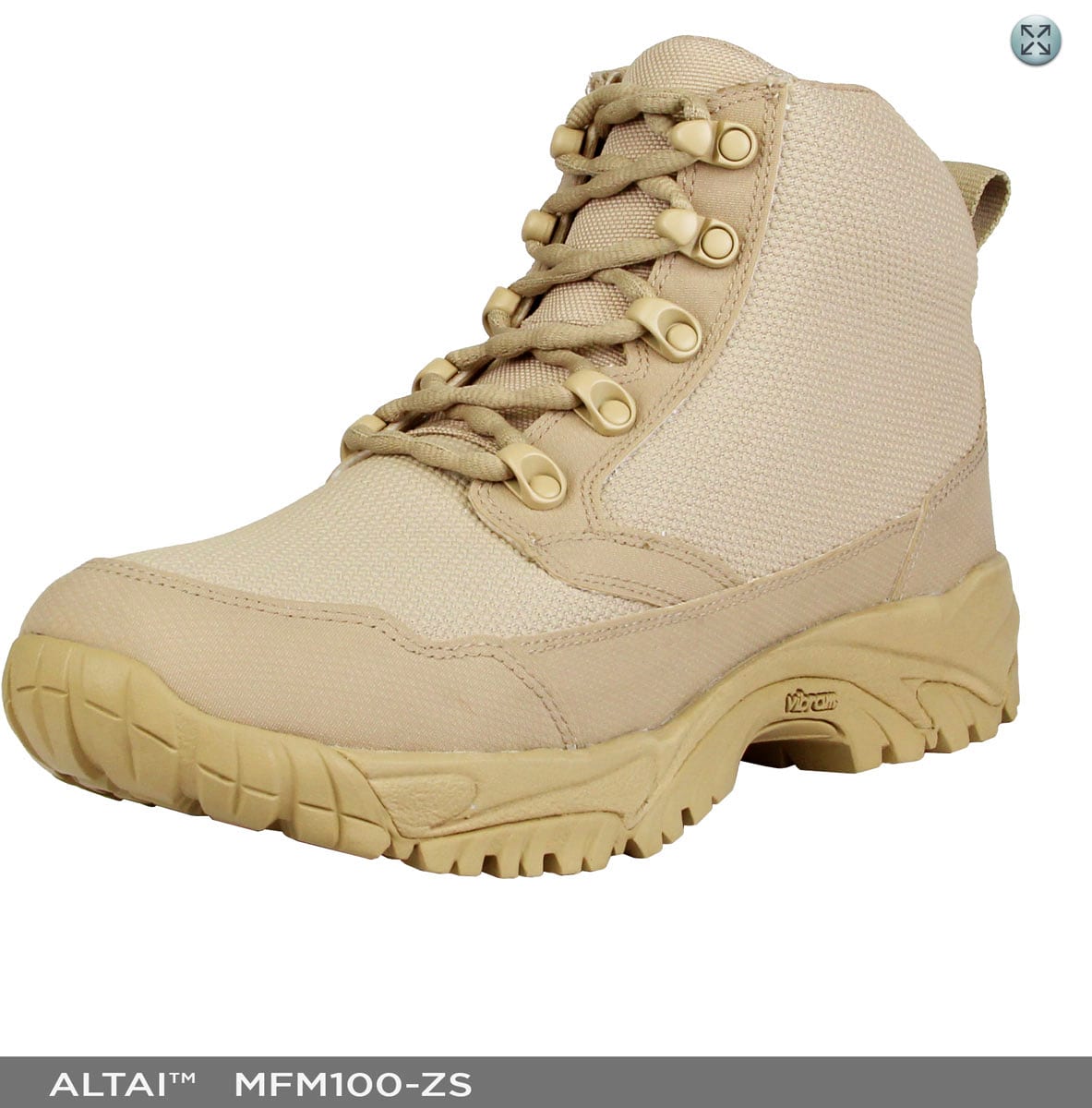 ALTAI OUTLET 6″ Tan Zip Up Work Boots Model: MFM100-ZS - ALTAI® Footwear