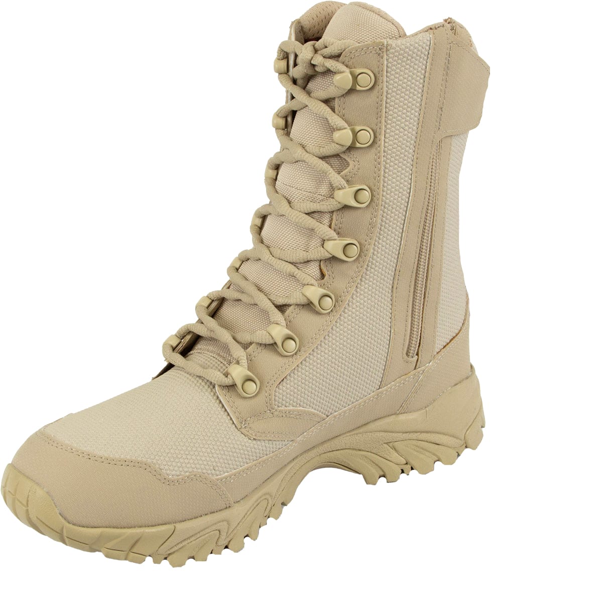 tan military boots