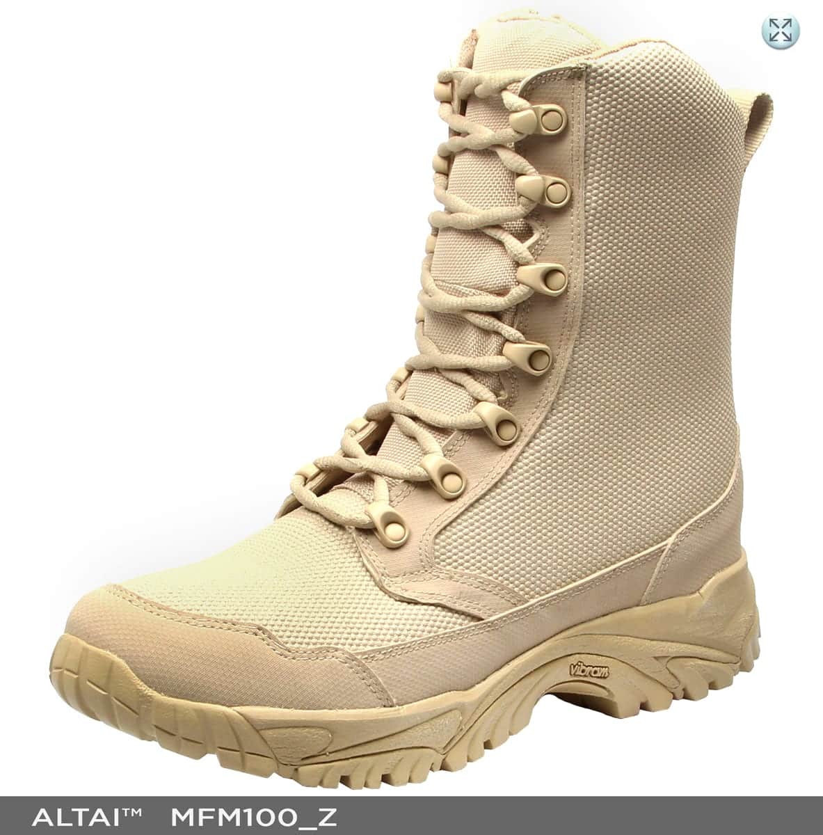ALTAI OUTLET 8″ Tan Zip Up Boots Model: MFM100-Z - ALTAI® Footwear