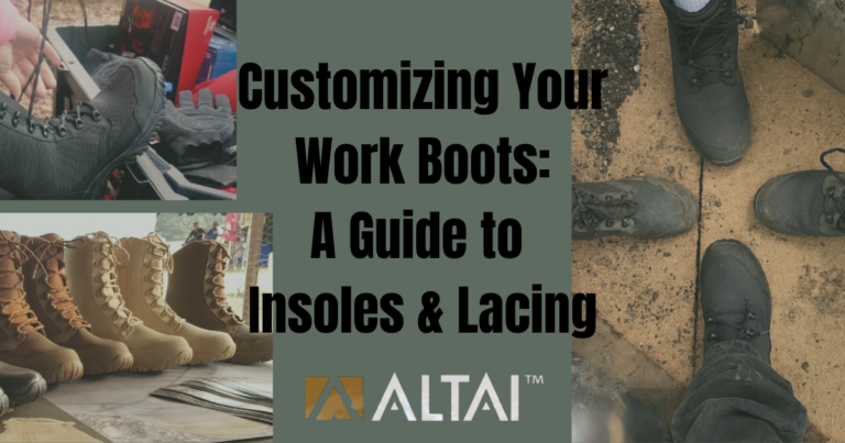 Customizing Tactical Work Boots