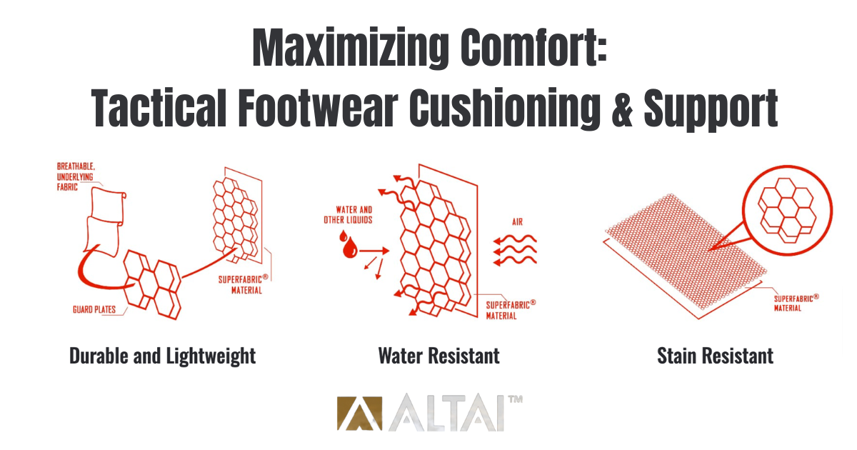 Tactical Footwear Cushioning and Support