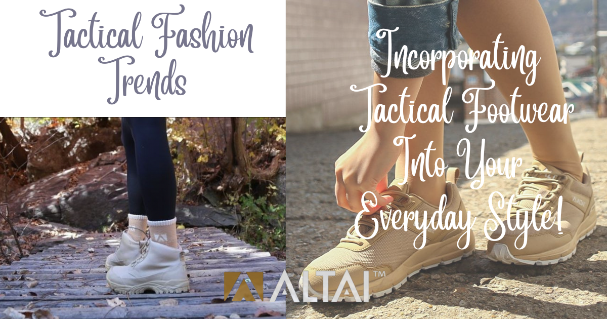 Stylish tactical boots